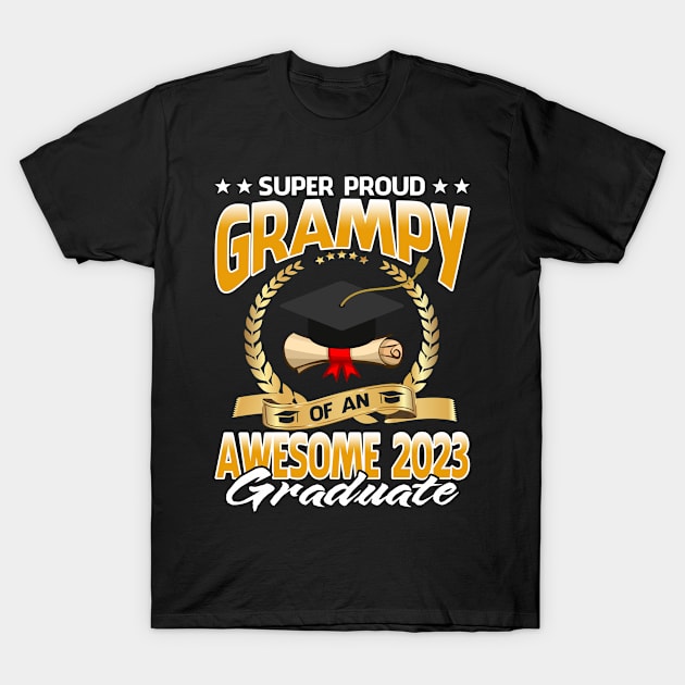 Super Proud Grampy Of An Awesome 2023 Graduate T-Shirt by BettyCarmelan